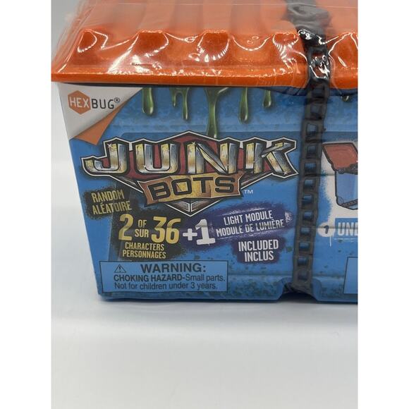 HEXBUG Junk Bots 2 CHARACTERS + 1 LIGHT MODULE Construction Kit SEALED - Picture 2 of 6